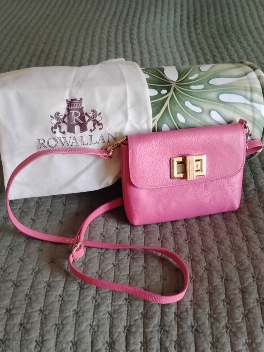 Rowallan Pink Crossbody/Clutch